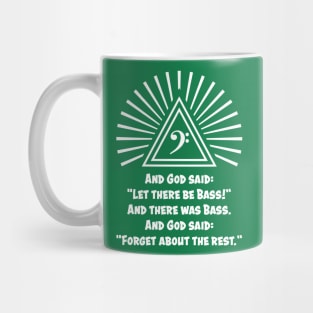 Let there be Bass (white) Mug